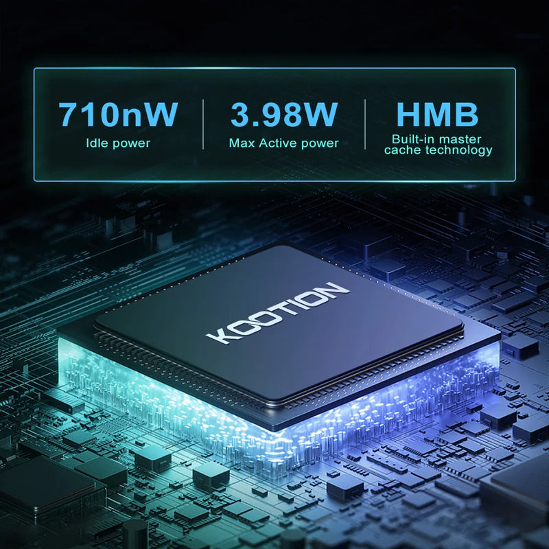 SSD M.2 NVMe KOOTION X16 PCIe 4.0 – Desempenho Máximo para PS5, PC e Notebook (512GB | 1TB | 2TB)
