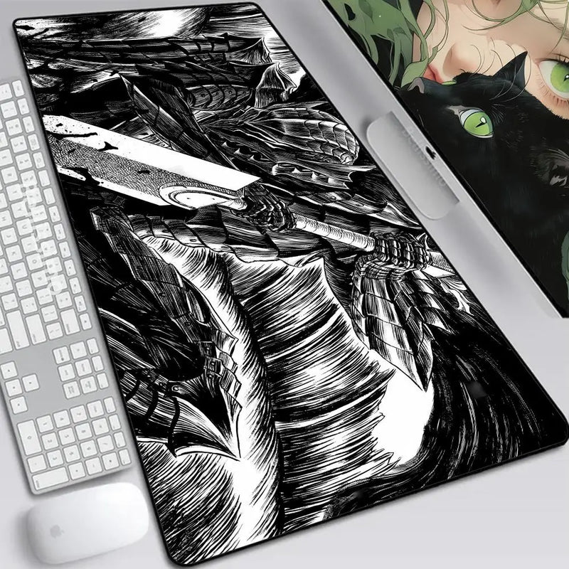 Mouse Pad Gamer Grande Berserk – Estilo Único e Precisão Imbatível