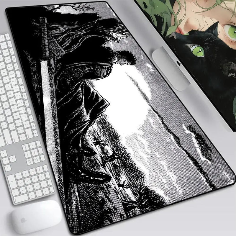 Mouse Pad Gamer Grande Berserk – Estilo Único e Precisão Imbatível
