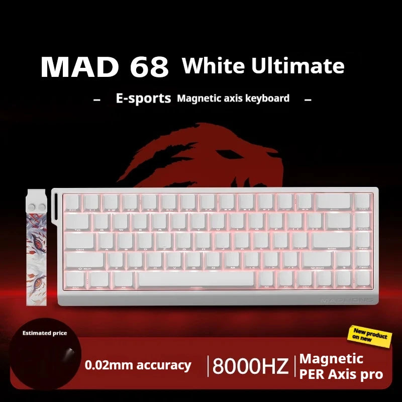 Teclado Gamer MadCatz MAD60 HE – Desempenho Rápido, Switch Magnético e Hot-Swap