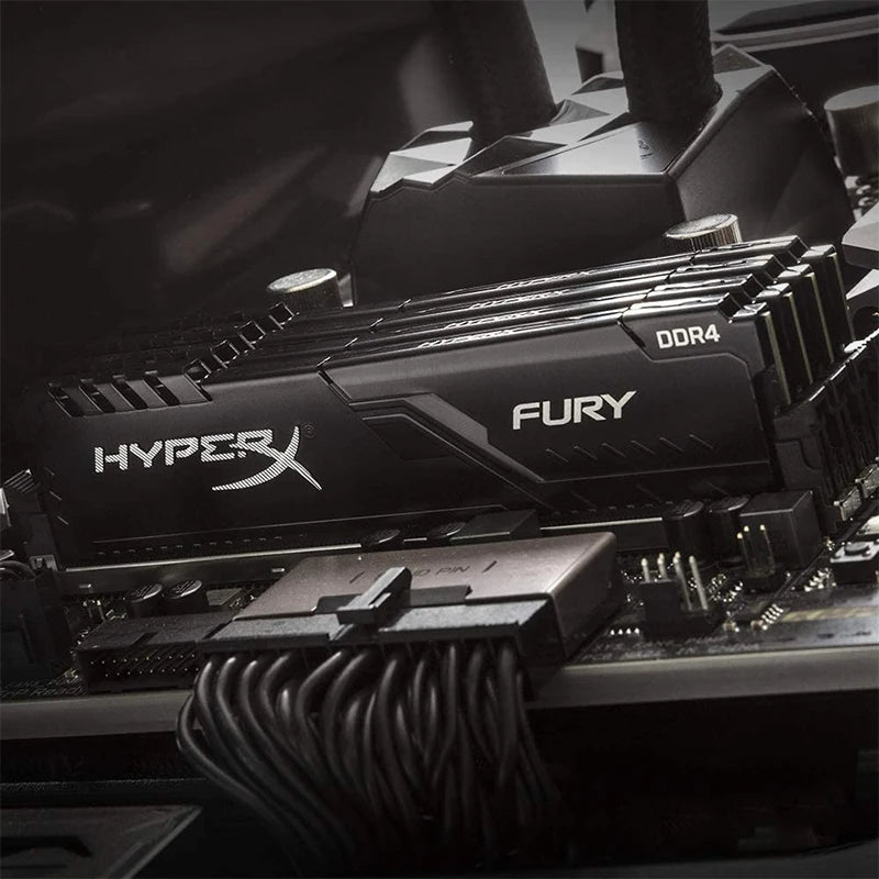 🚀 Acelere seu PC Intel com HyperX Fury DDR4 | RAM 4GB/8GB/16GB | Frequências 2400MHz • 2666MHz • 3200MHz