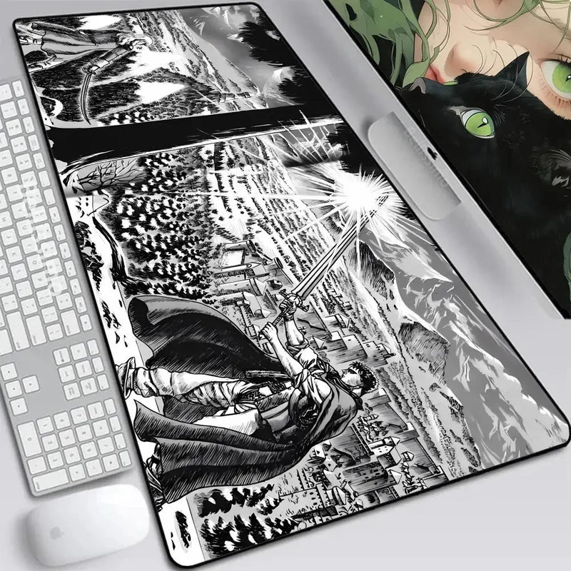 Mouse Pad Gamer Grande Berserk – Estilo Único e Precisão Imbatível