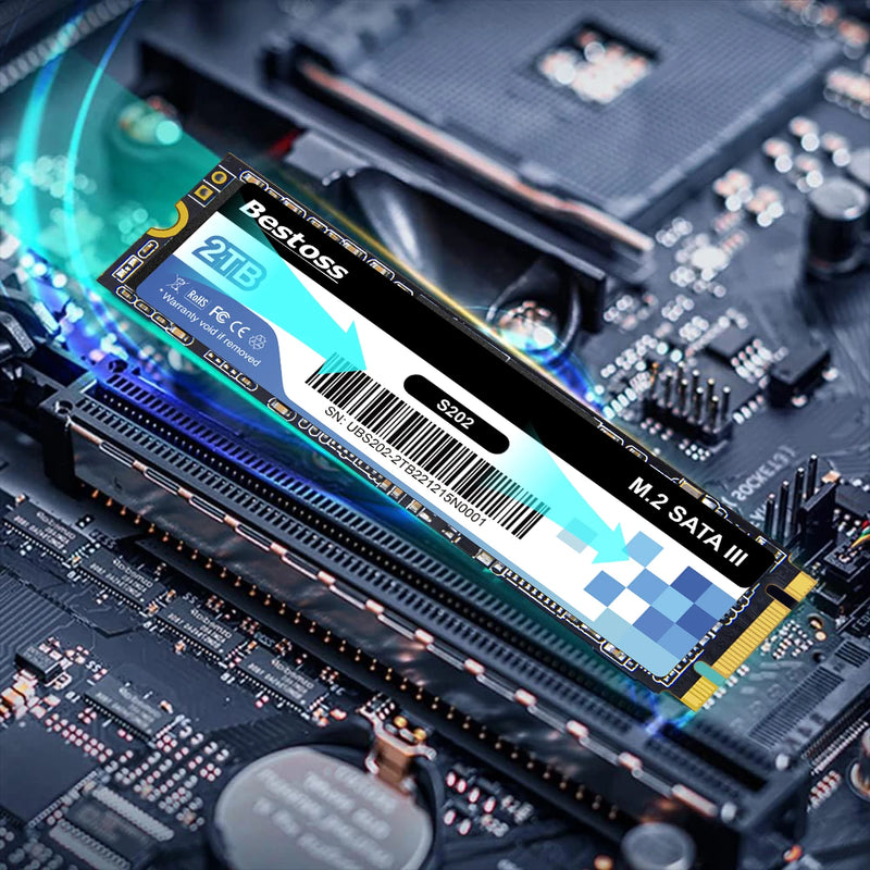 SSD Bestoss M.2 SATA – Velocidade Máxima de 240GB a 1TB