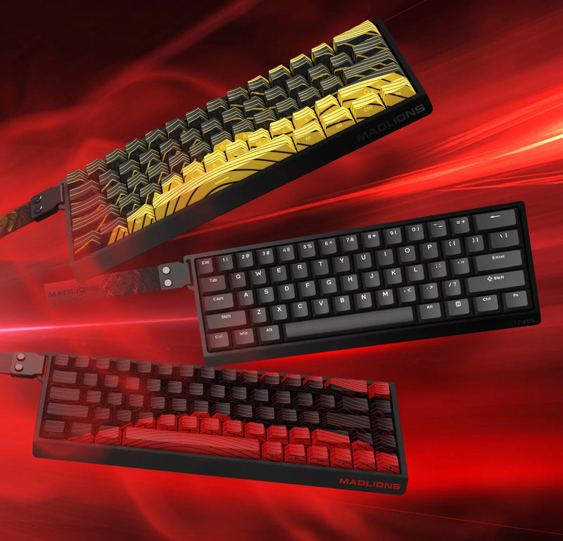 Teclado Gamer MadCatz MAD60 HE – Desempenho Rápido, Switch Magnético e Hot-Swap