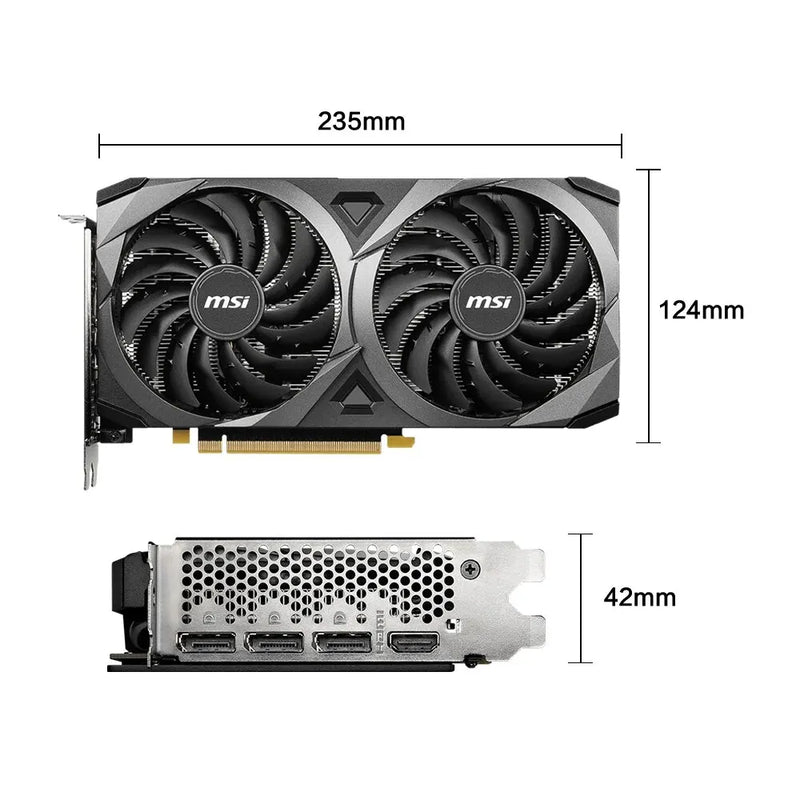 Placa de Vídeo MSI GeForce RTX 3060 12GB OC – Gráficos Imersivos e Alta Performance Gaming 🕹️✨