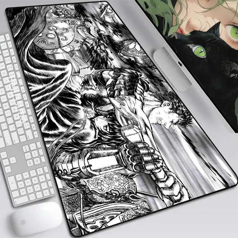 Mouse Pad Gamer Grande Berserk – Estilo Único e Precisão Imbatível