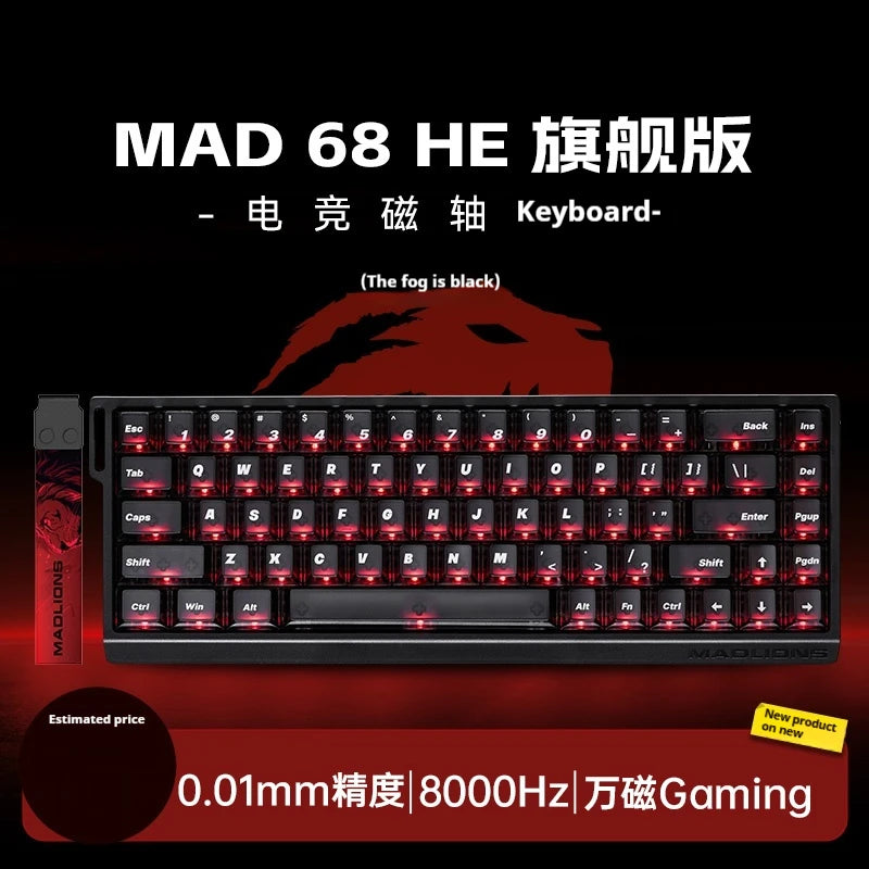 Teclado Gamer MadCatz MAD60 HE – Desempenho Rápido, Switch Magnético e Hot-Swap